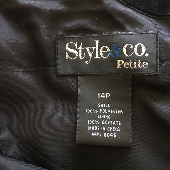 Style & Co. Halter Cocktail Dress S-14P - Picture 7 of 7